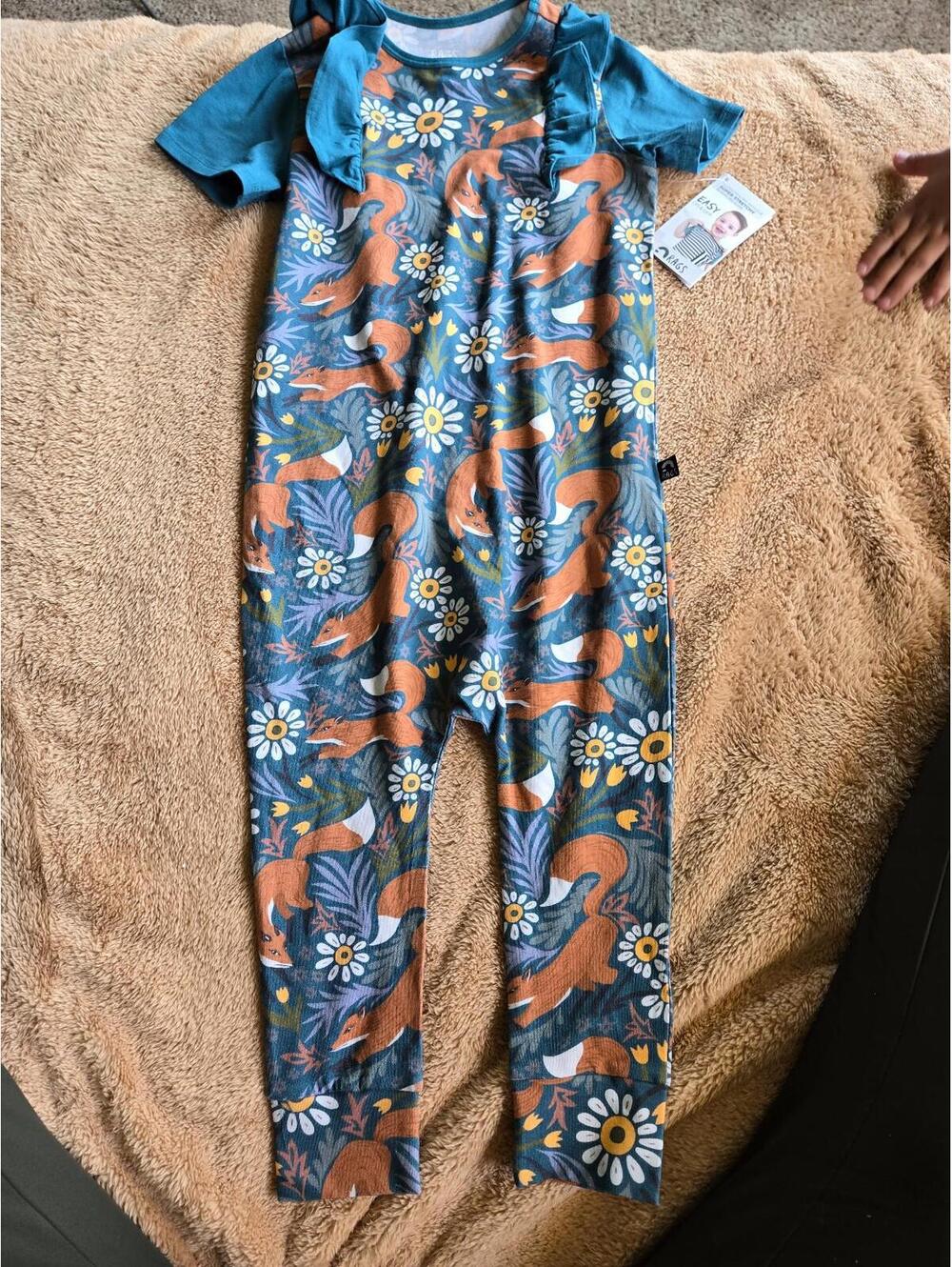 3/4 rags romper